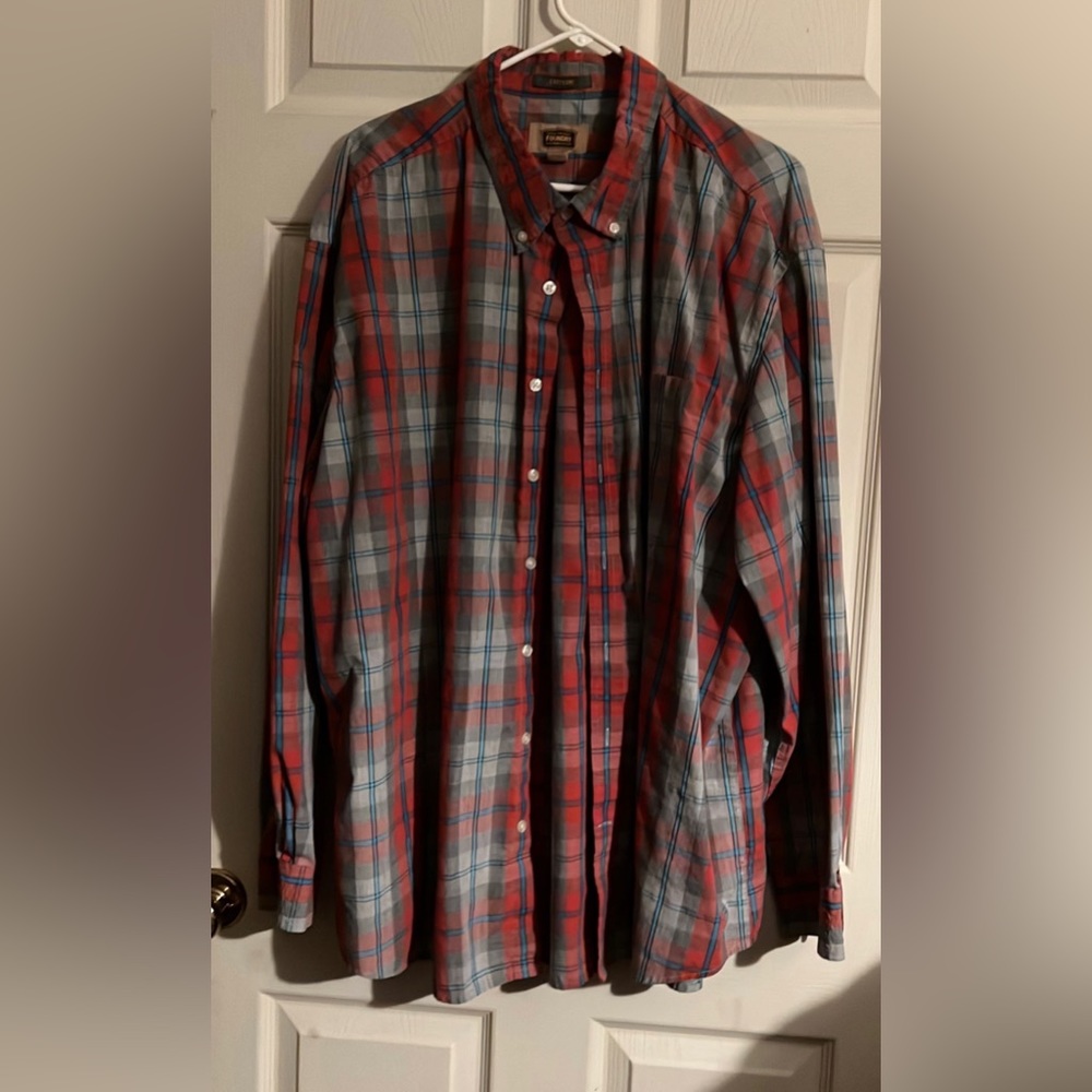 The Foundry Supply Co Button Down Shirt, Mens 3XL - Picture 1 of 5